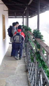 Mon to tak nevypad, ale jsme 35 metr nad zem na ochozu ve kostela sv. Martina